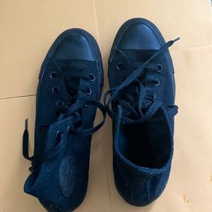 Converse all-blacl high top women's 7